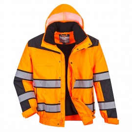 Custom Hi-Vis Classic Bomber Jacket