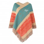 Personalized Tassels Knitted Shawl Scarf Poncho