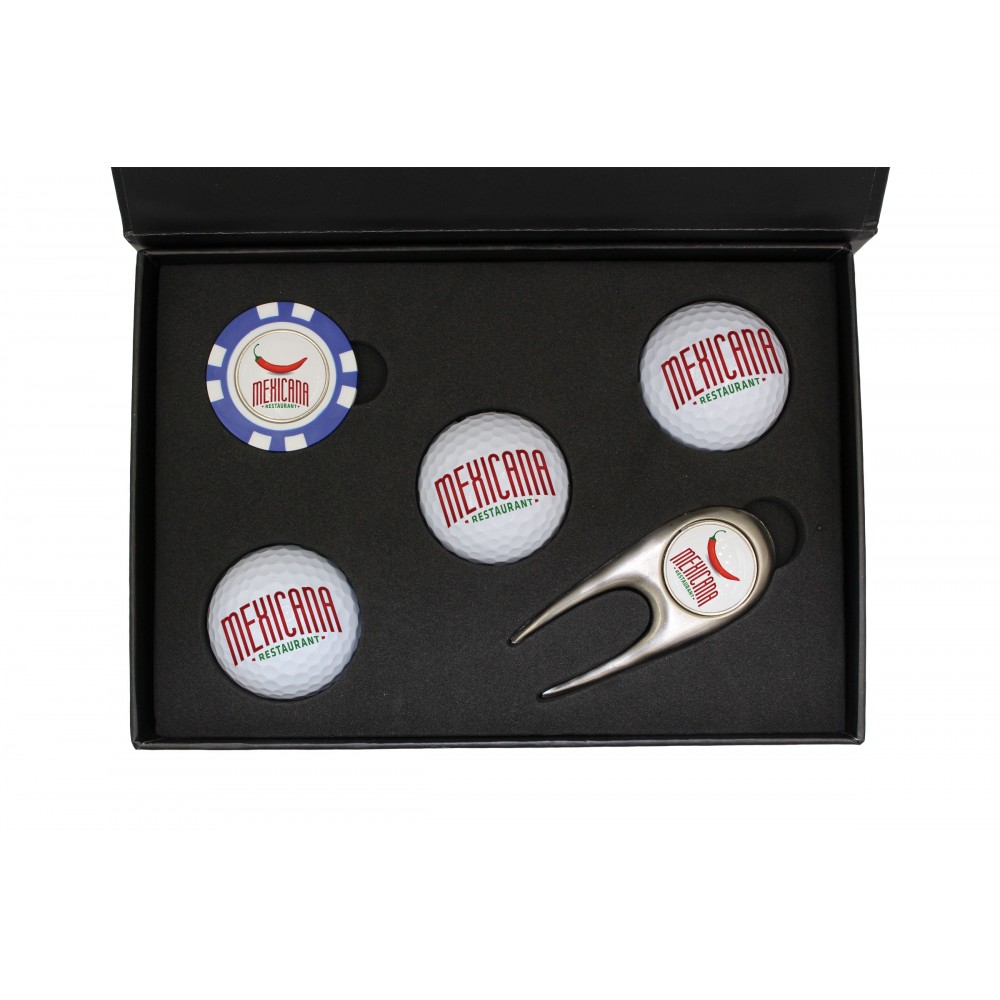 Scotsman's Premium Gift Box with Removable Marker Poker Chip Logo Printed