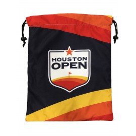 Drawstring Golf Shoe Bag w/ Full Color Sublimation Custom Branded