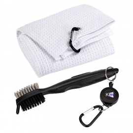 Golf Cleaning Kit With Hooks Custom Imprinted