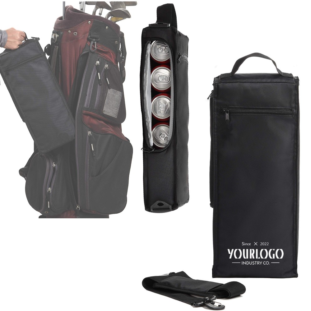 Golf Cooler Bag 6 Cans MOQ 20pcs Custom Branded Golf Cooler Bag 6 Cans MOQ 20pcs Custom Branded