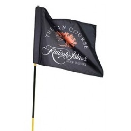 Full Color Golf Sponsorship Pin Flag Custom Imprinted