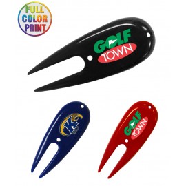 Custom Branded Golf Divot Repair Tool-Full Color