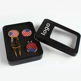 Divot Tool Golf Greens Fork Gift Set Logo Printed  Divot Tool Golf Greens Fork Gift Set Logo Printed