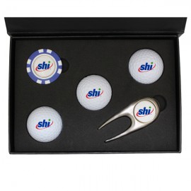 Scotsman's Divot Tool Premium Gift Box with Domed Poker Chip Custom Imprinted  Scotsman