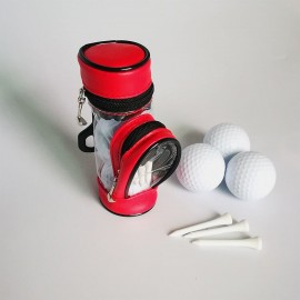 Golf Balls & Tees Vinyl Bag Gift Set Custom Imprinted  Golf Balls & Tees Vinyl Bag Gift Set Custom Imprinted