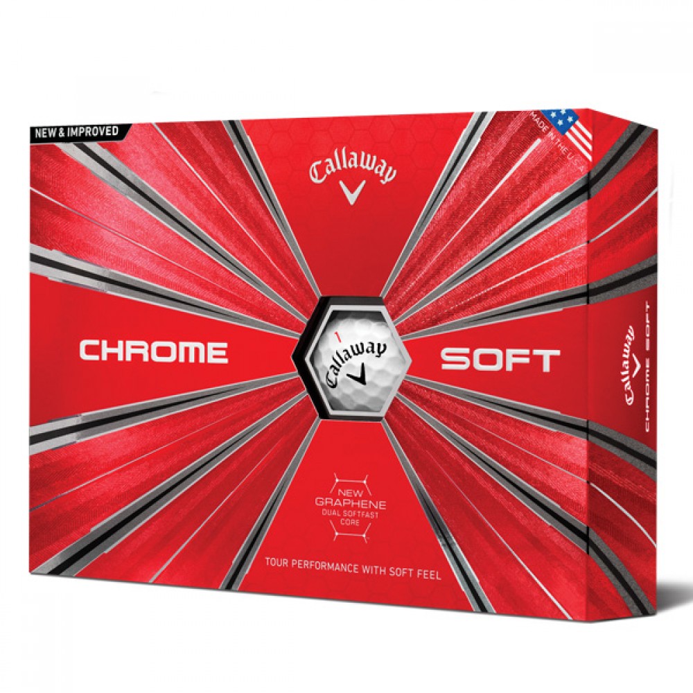 Custom Imprinted Callaway Chrome Soft Golf Balls