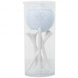 1 Ball 5 Tee Tube Custom Imprinted