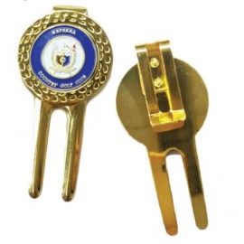 Custom Imprinted Metal Golf Divot Tool, Hat Clip And Magnetic Ball Maker