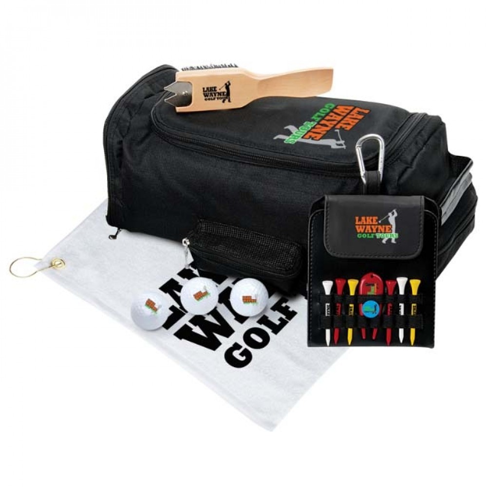 Custom Branded Wilson Club House Travel Kit w/Ultra 500 Golf Balls Custom Branded Wilson Club House Travel Kit w/Ultra 500 Golf Balls
