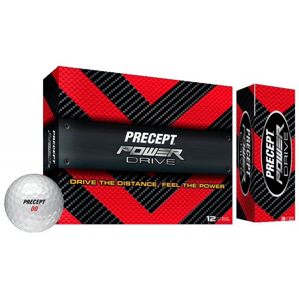 Bridgestone Precept Power Drive Golf Balls Logo Printed