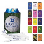 Logo Printed KOOZIE Collapsible Golf Tee Kit