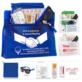 Logo Printed "Layover" 15 Piece Golf Kit in Travel Pouch w/Zipper  Logo Printed "Layover" 15 Piece Golf Kit in Travel Pouch w/Zipper