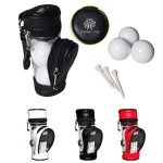 Golf Ball Pouch Golf Bag With 2 Golf Balls 3 Golf Tees Custom Branded