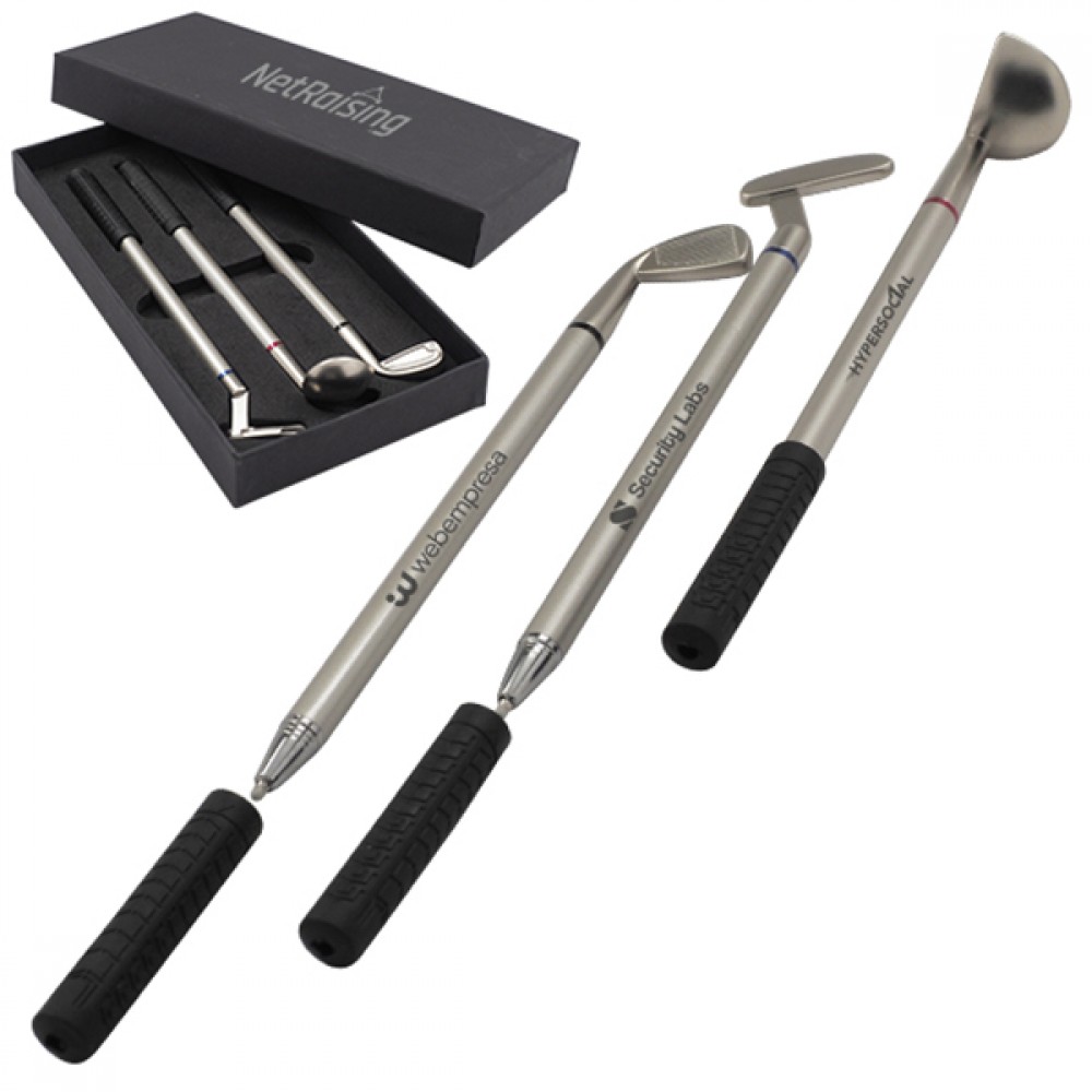 Golfing Irons Pen Gift Set Custom Branded Golfing Irons Pen Gift Set Custom Branded