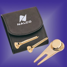 Leather Pouch Golf Accessories - ON SALE - LIMITED STOCK Custom Imprinted