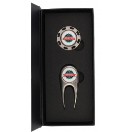 Logo Printed Scotsman Metal Poker Chip w/Divot Repair Tool  Logo Printed Scotsman Metal Poker Chip w/Divot Repair Tool