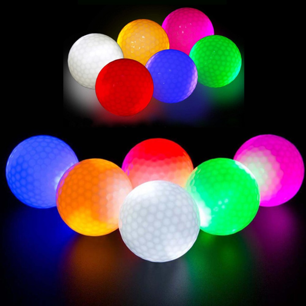 LED Golf Balls Logo Printed