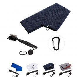 Cleaner Set Golf Towel Brush Custom Imprinted