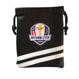 Vintage Leatherette Drawstring Pouch Custom Branded  Vintage Leatherette Drawstring Pouch Custom Branded