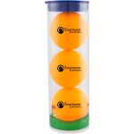 3 Ball Clear Tube with Volvik Vivid Golf Balls Custom Branded