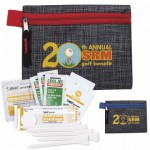 Good Value Golf First Aid Kit w/Printed Non-Woven Pouch Logo Printed