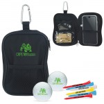 Custom Branded Titleist Valuables Pouch Golf Kit w/TruFeel Golf Balls