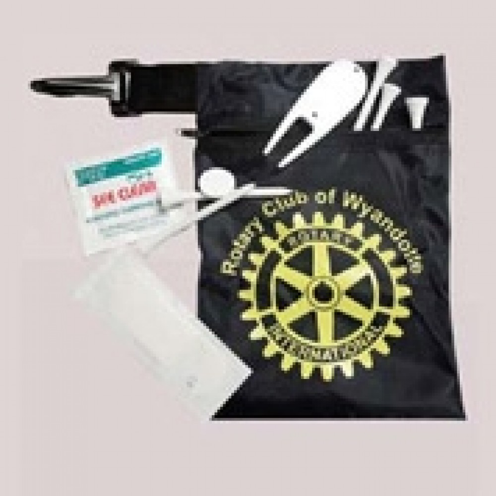 Logo Printed Golfer Survival Kit Pouch Printed Logo Printed Golfer Survival Kit Pouch Printed