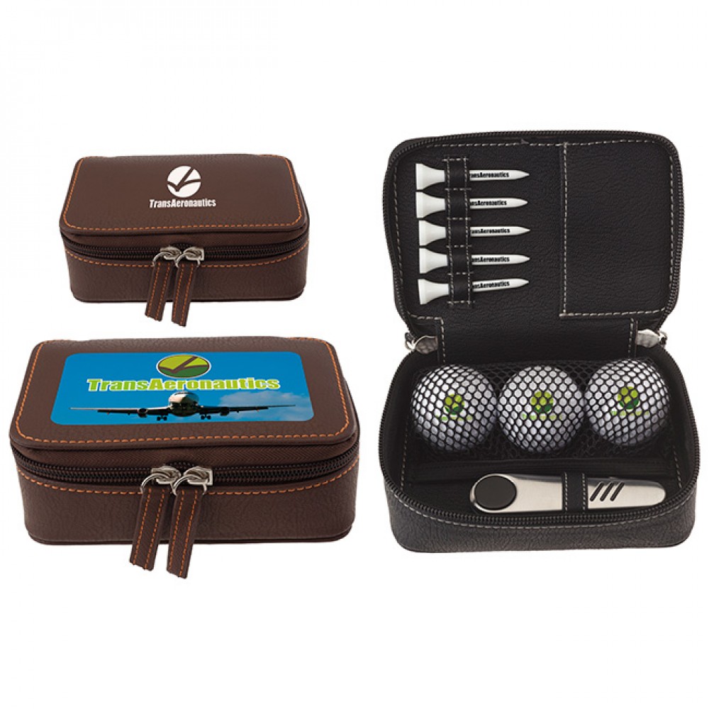 Wilson Zippered Golf Gift Kit w/Ultra 500 Golf Balls Custom Branded Wilson Zippered Golf Gift Kit w/Ultra 500 Golf Balls Custom Branded