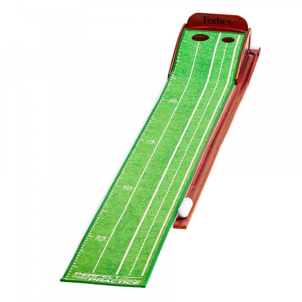 Perfect Practice Putting Mat - Standard Edition 9.6" FT Custom Branded Perfect Practice Putting Mat - Standard Edition 9.6" FT Custom Branded