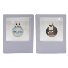 Custom Imprinted Premium Hat Clip in Levit8 Window Box  Custom Imprinted Premium Hat Clip in Levit8 Window Box