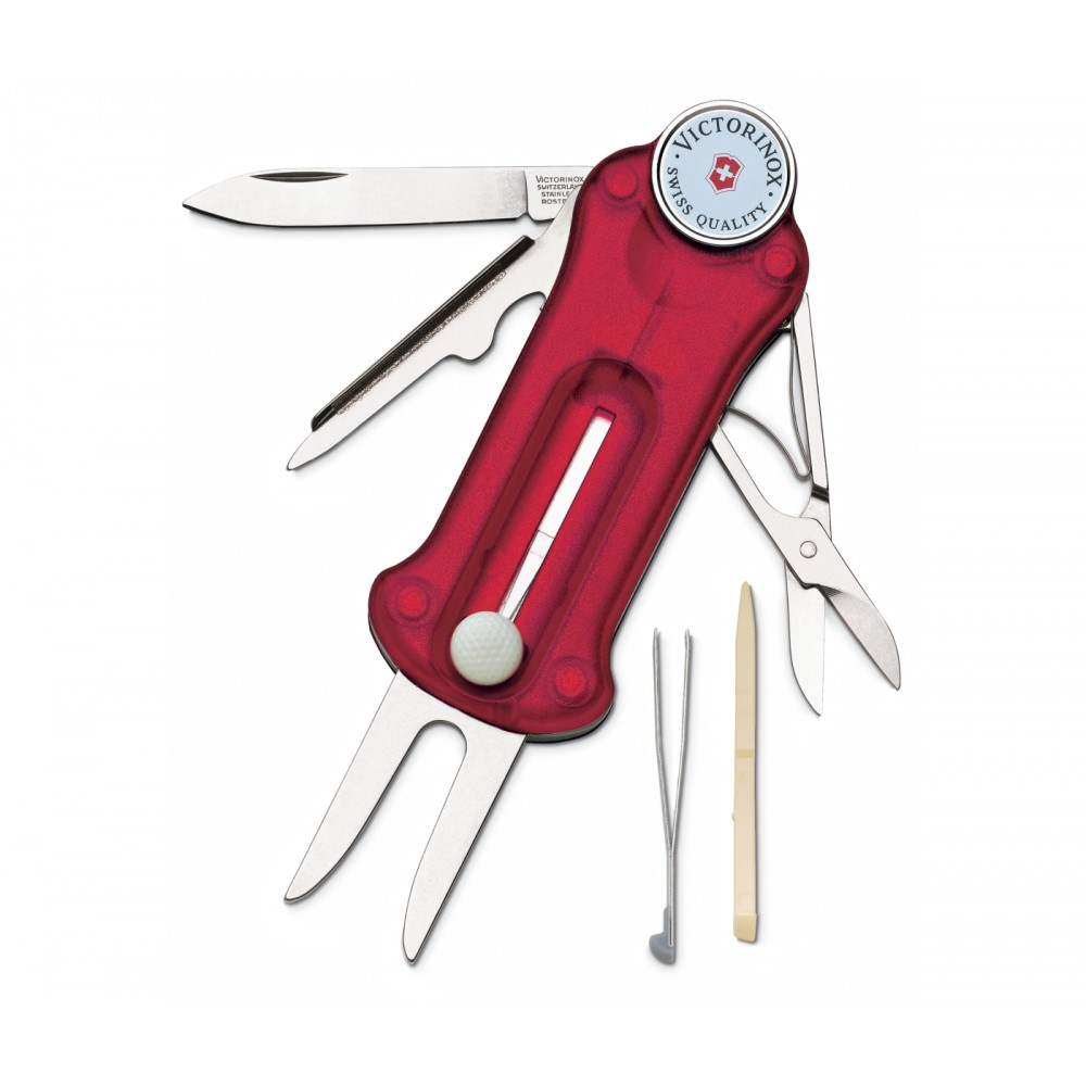 Custom Branded Golf Tool Swiss Army Knife (Ruby Red)