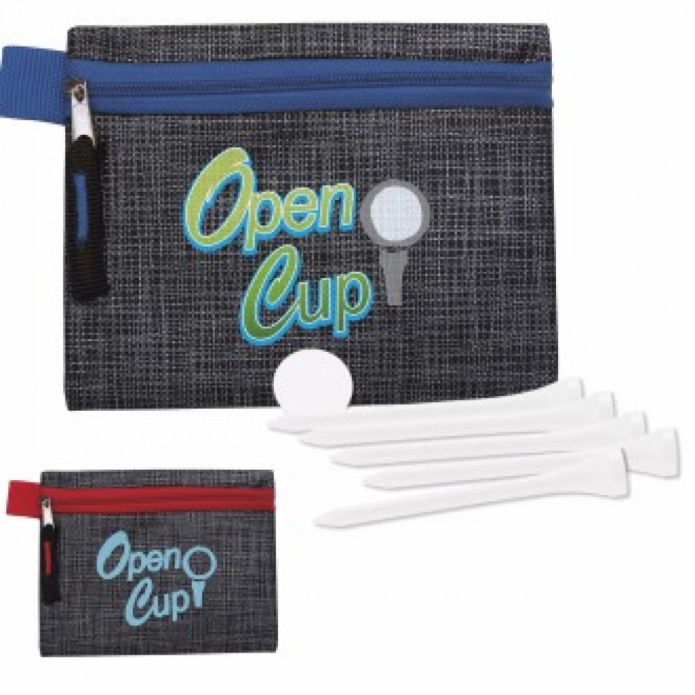 Logo Printed Good Value 2-3/4" Golf Tee Kit w/Printed Non-Woven Pouch Logo Printed Good Value 2-3/4" Golf Tee Kit w/Printed Non-Woven Pouch