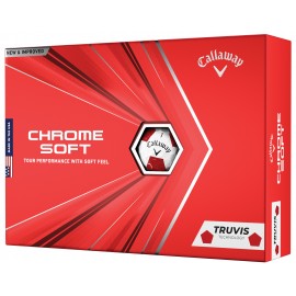 Callaway Chrome Soft/Chrome Soft X TRUVIS Golf Balls Logo Printed