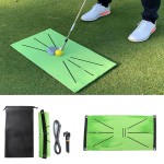 Logo Printed Mini Golf Swing Training Mat