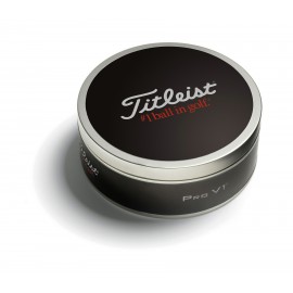 Titleist PRO V1 3-Ball Golf Tins Stock Lid Custom Imprinted