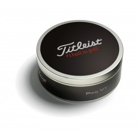 Titleist PRO V1 3-Ball Golf Tins Stock Lid Custom Imprinted  Titleist PRO V1 3-Ball Golf Tins Stock Lid Custom Imprinted
