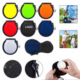 Golf Ball Washer Bag/Plastic Clip Custom Imprinted  Golf Ball Washer Bag/Plastic Clip Custom Imprinted