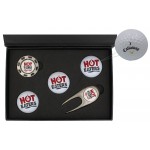 Callaway Scotman's Premium Gift Box w/Divot Repair Tool & Metal Poker Chip Custom Imprinted