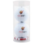 Custom Branded 2-Ball Tube w/Poker Chip Ball Marker