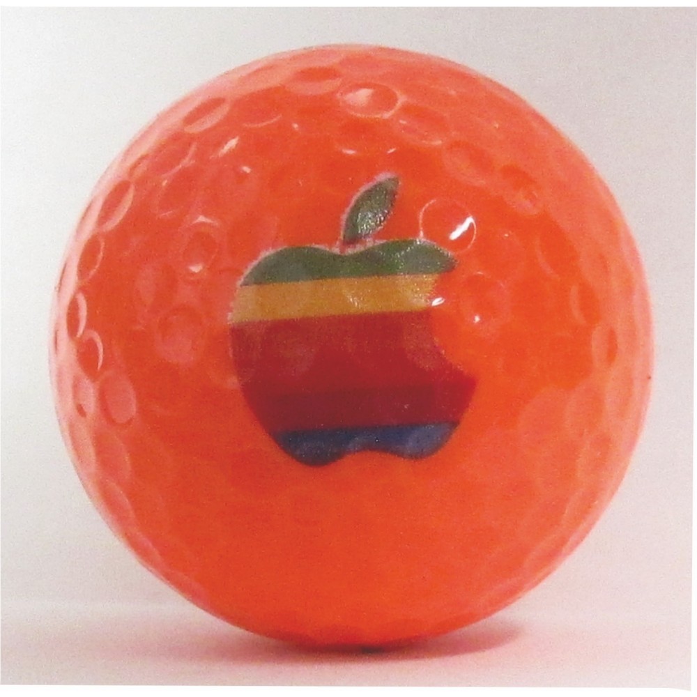 Logo Branded Nitro Golf Balls - -Orange -Dozens- Multi Color Imprint