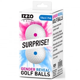 IZZO Gender Reveal Golf Balls with Logo  IZZO Gender Reveal Golf Balls with Logo