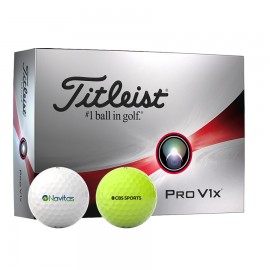 Titleist Pro V1X Golf Balls 2025 (Dozen) with Logo