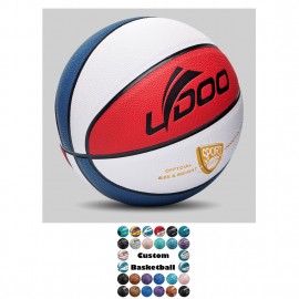 Personalized Custom Quality PU Leather Indoor Outdoor Training Official Size 6 Basketball