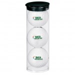 Titleist Par Pack Tube w/3 Titleiste TruFeel Golf Balls Custom Branded