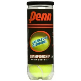 Penn Championship Extra Heavy Duty Tennis Balls- 3 pcs. per tube with Logo