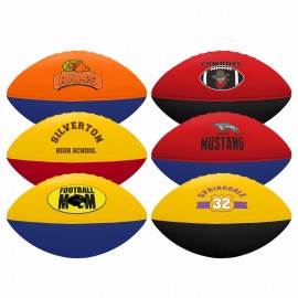 7" 2-Toned Foam Football with Logo  7" 2-Toned Foam Football with Logo