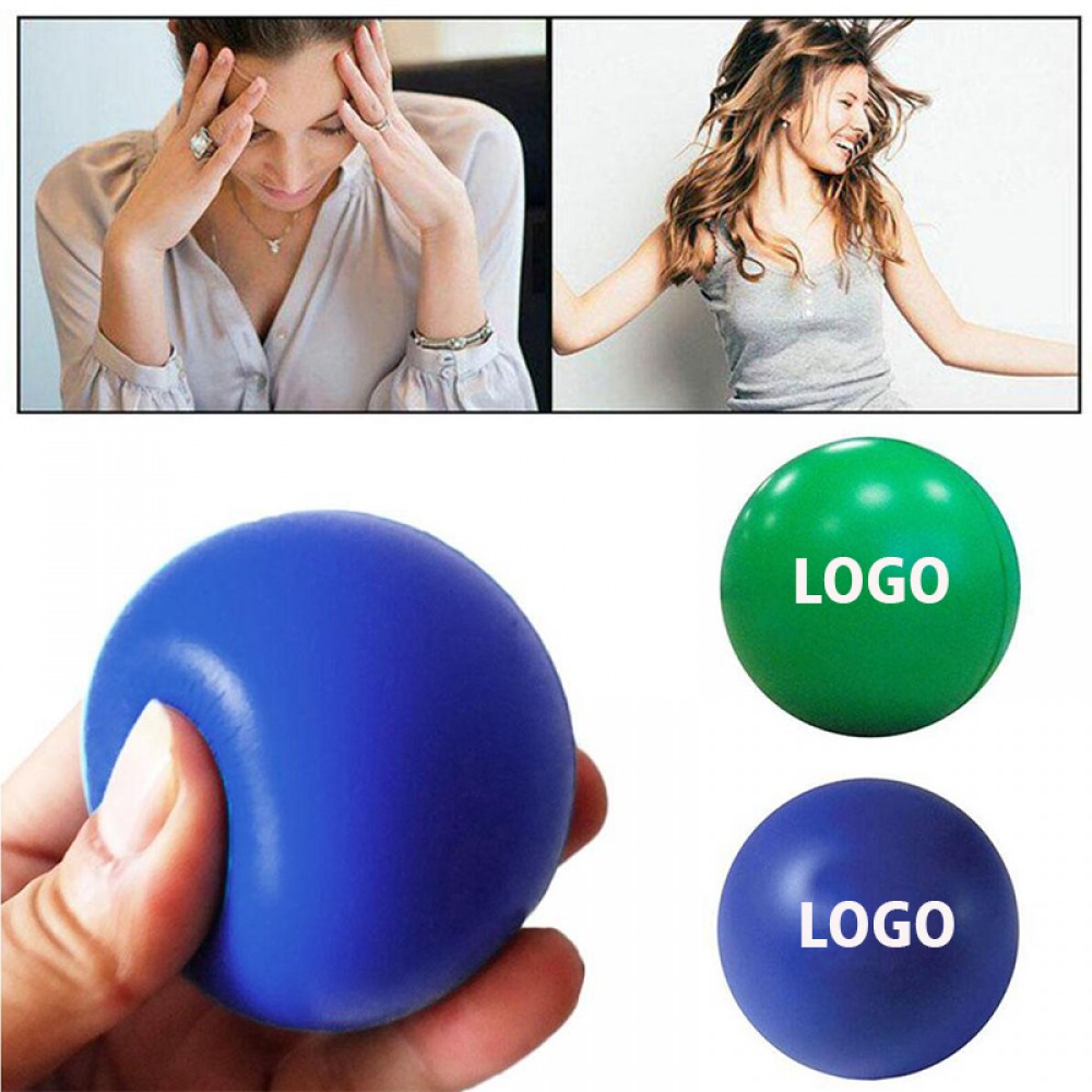 Round Anti Stress Ball with Logo