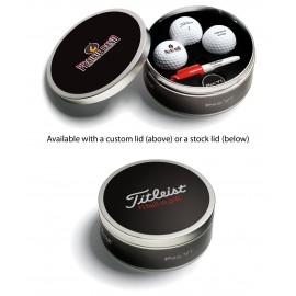 Titleist Tour Soft Golf Ball - 3-Ball Tin (Custom Lid) with Logo